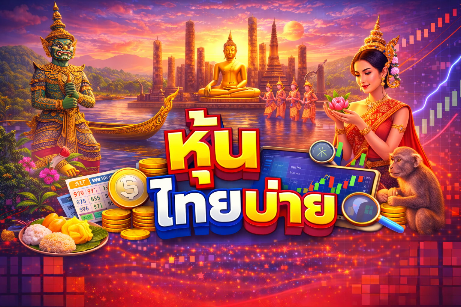 หวยหุ้นไทยบ่าย